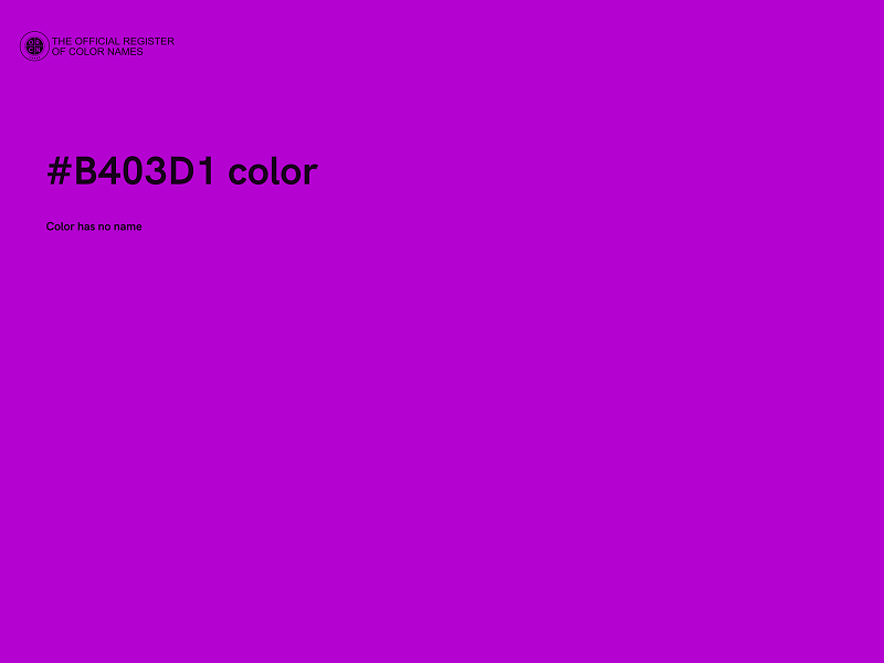 #B403D1 color image