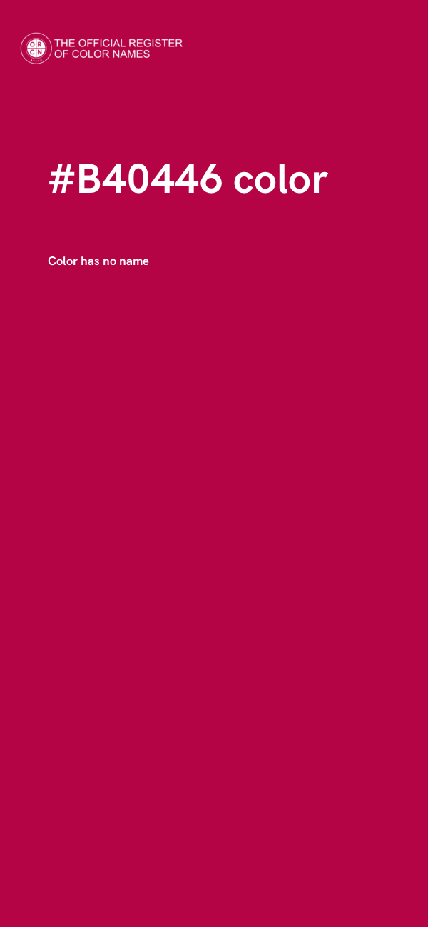 #B40446 color image