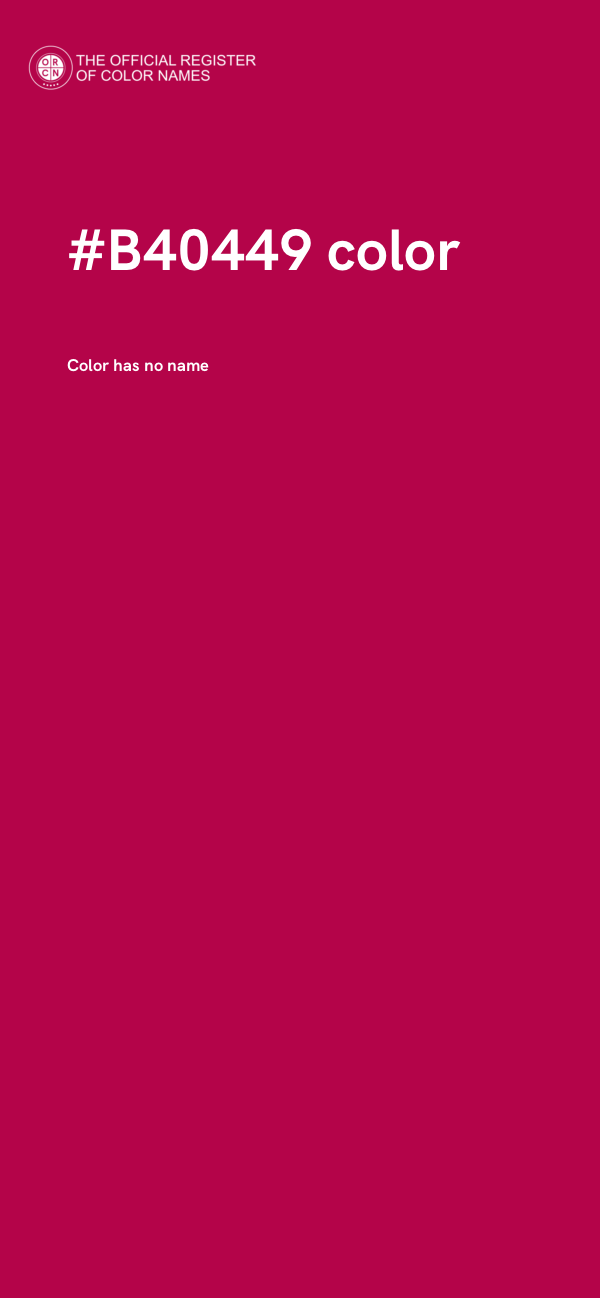#B40449 color image