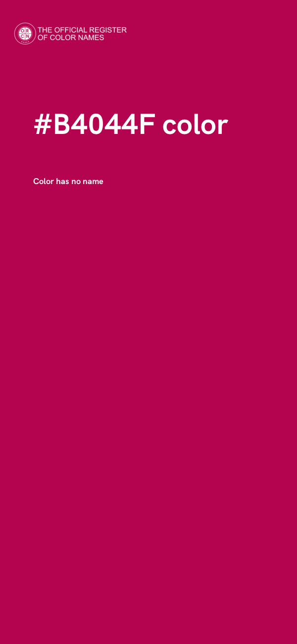 #B4044F color image