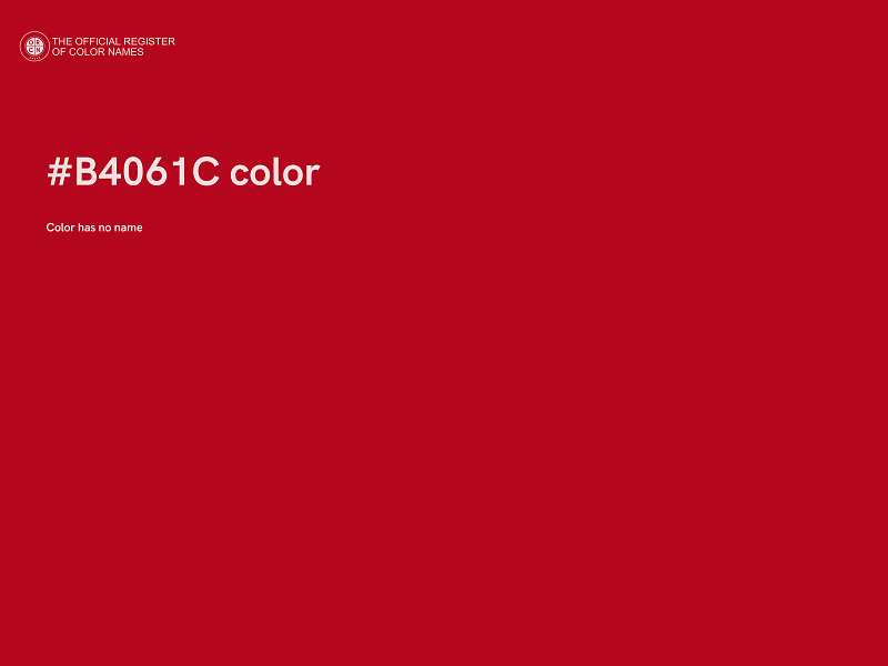 #B4061C color image