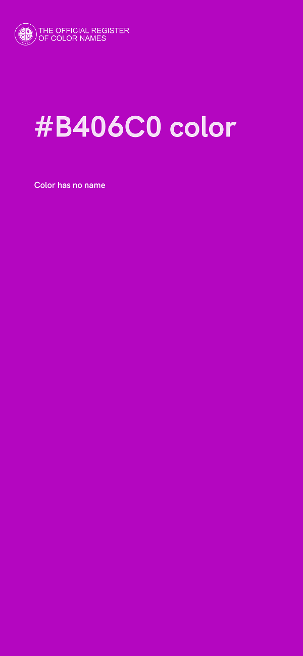 #B406C0 color image