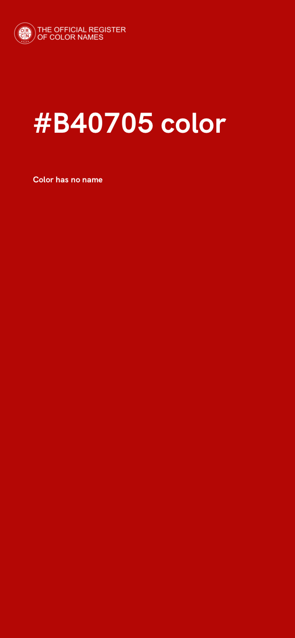 #B40705 color image