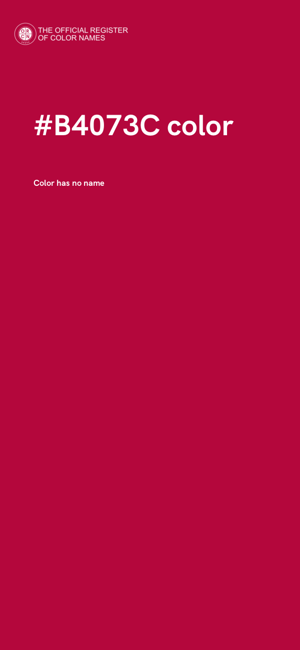 #B4073C color image