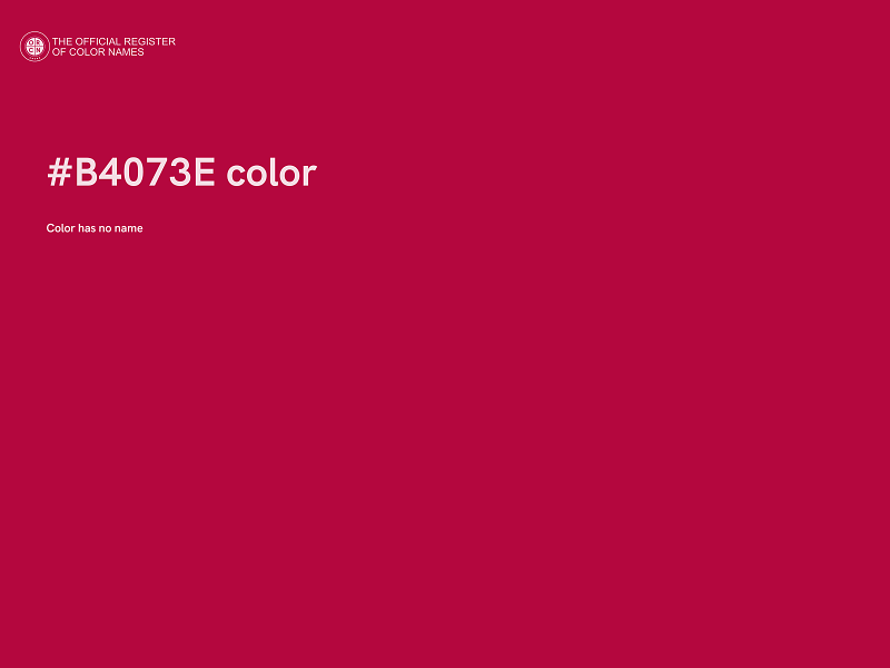 #B4073E color image