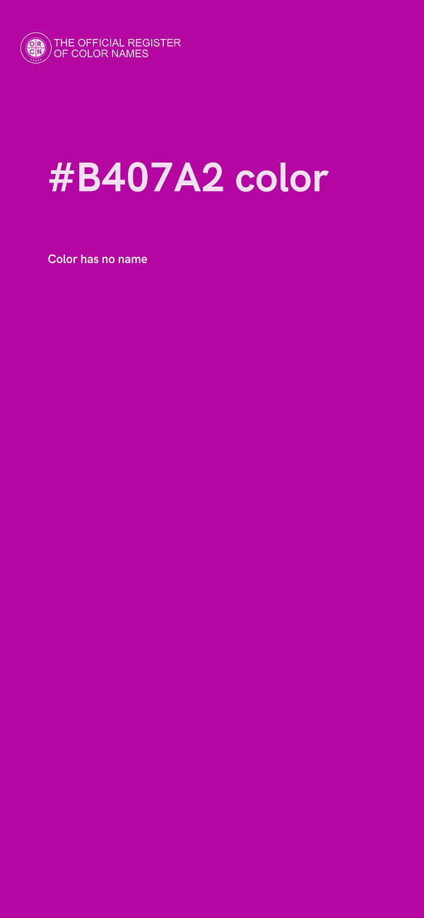 #B407A2 color image