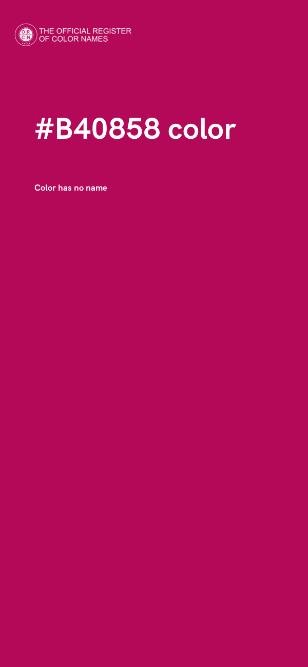 #B40858 color image