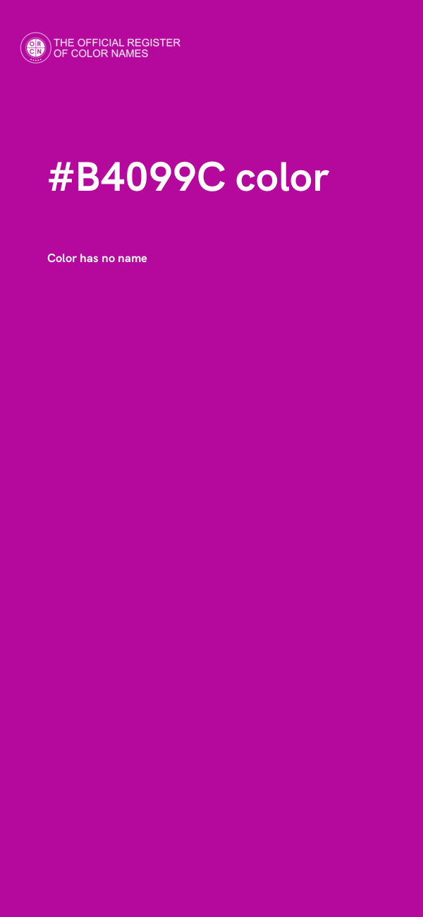 #B4099C color image