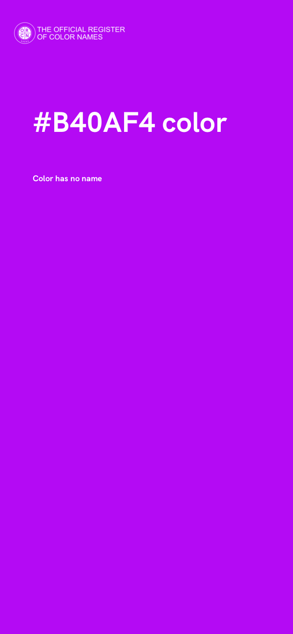 #B40AF4 color image