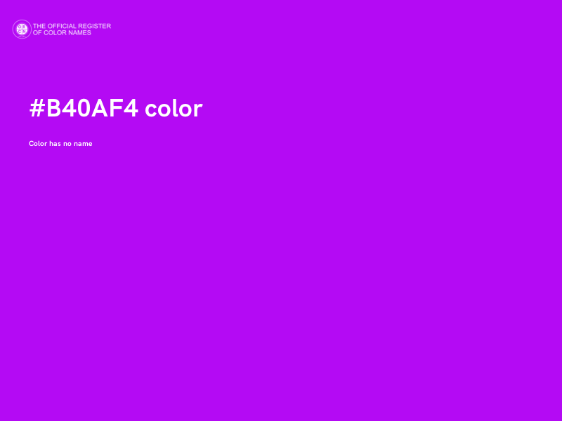#B40AF4 color image