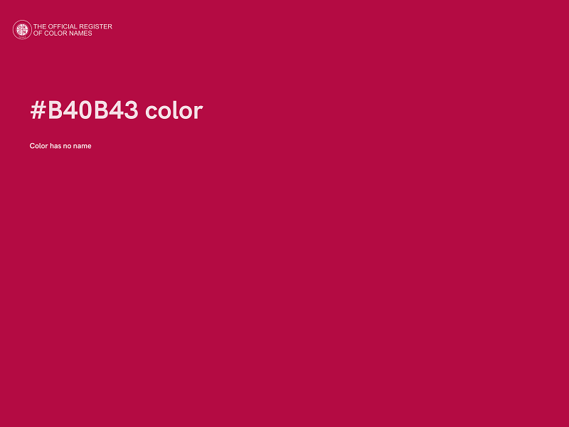 #B40B43 color image