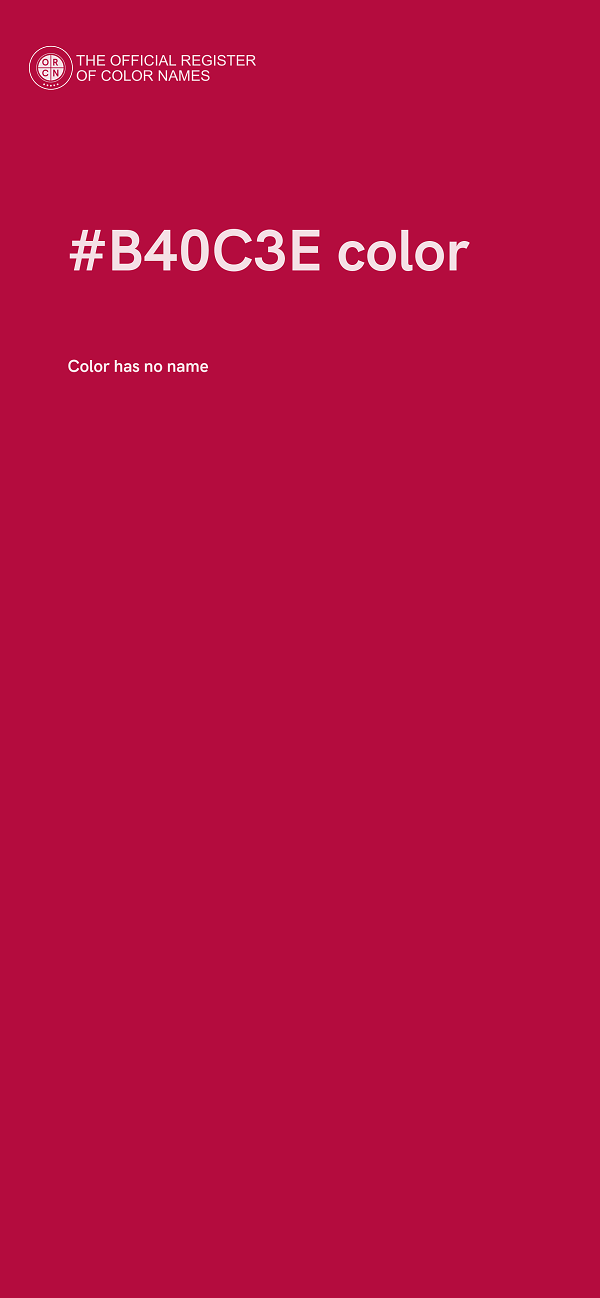 #B40C3E color image