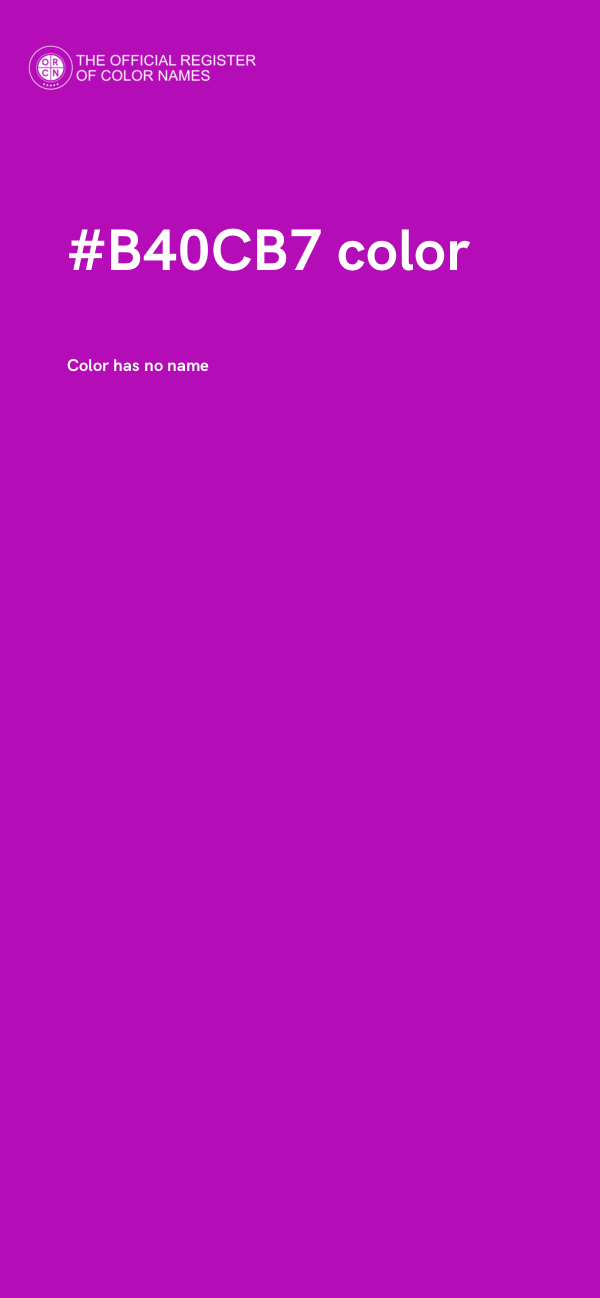 #B40CB7 color image