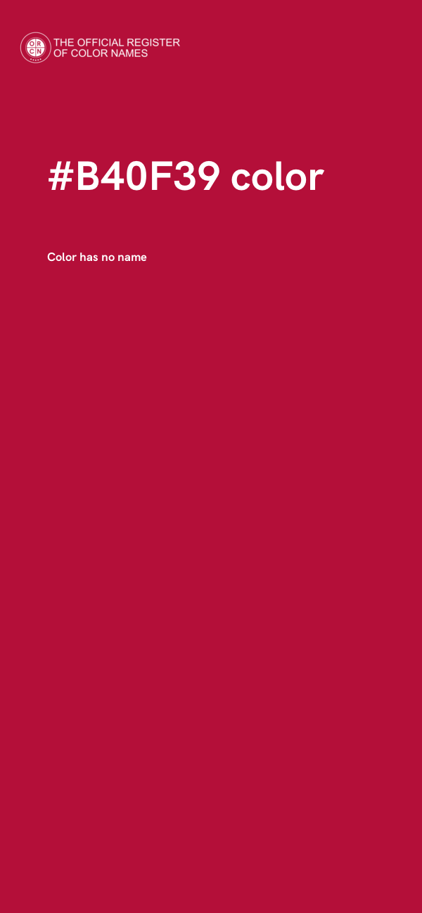 #B40F39 color image