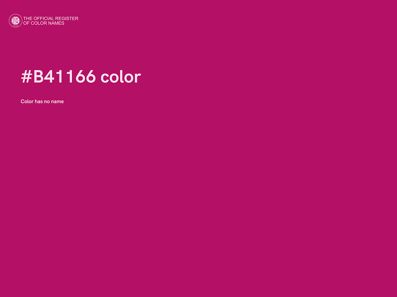#B41166 color image