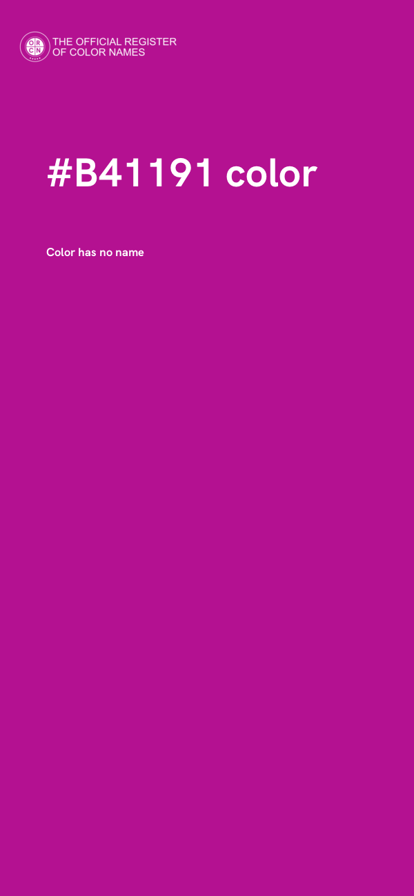 #B41191 color image