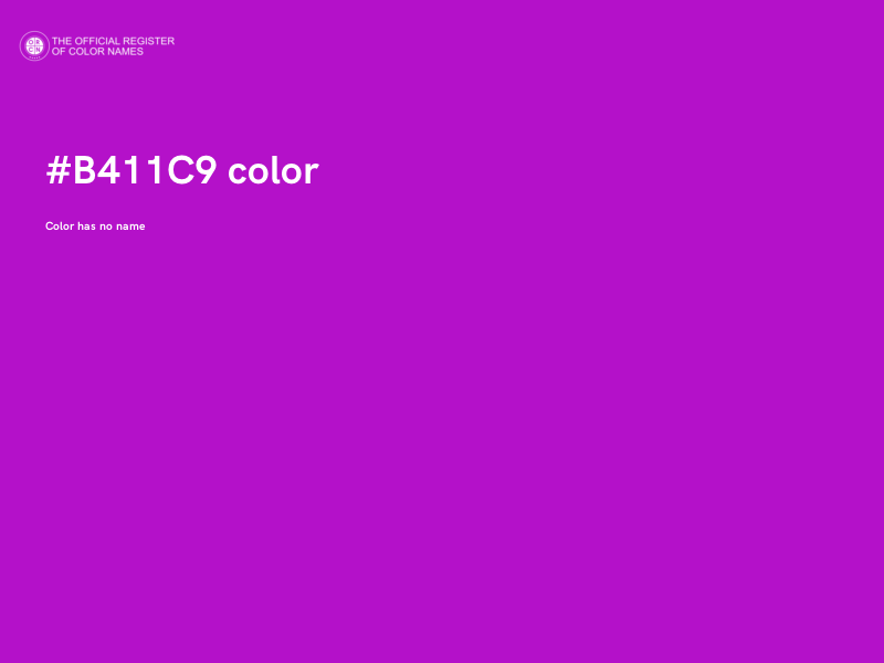 #B411C9 color image