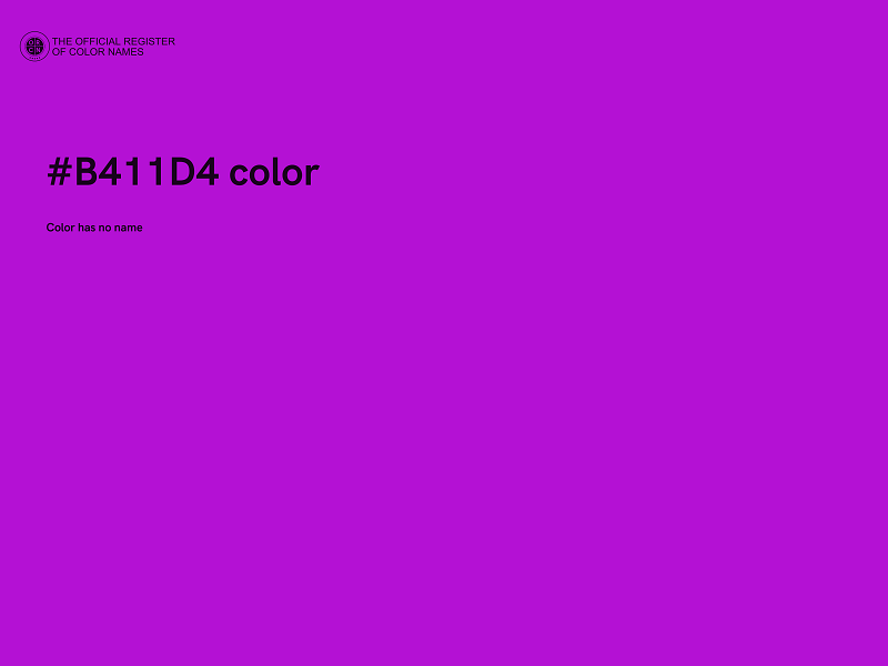 #B411D4 color image