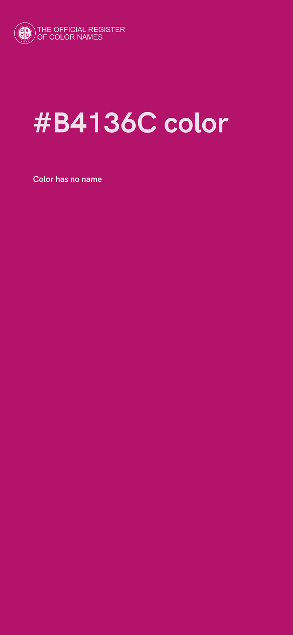 #B4136C color image