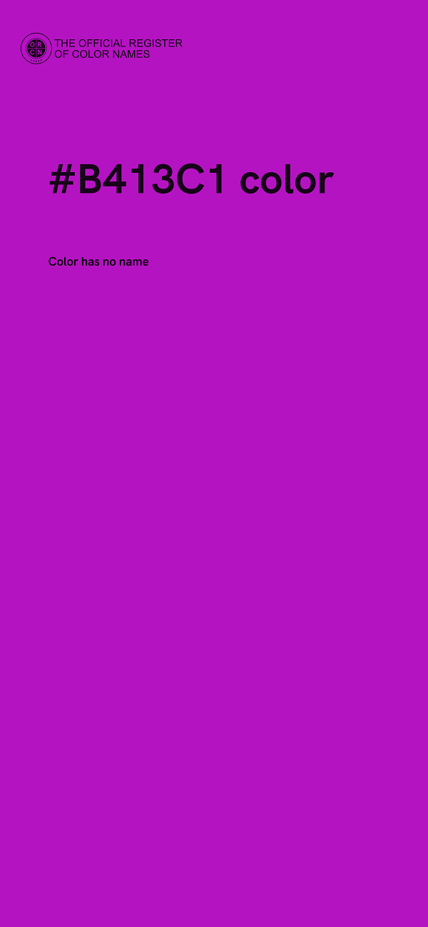 #B413C1 color image