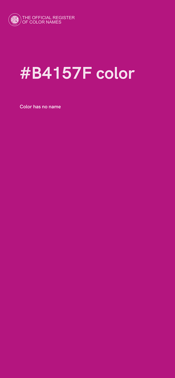 #B4157F color image