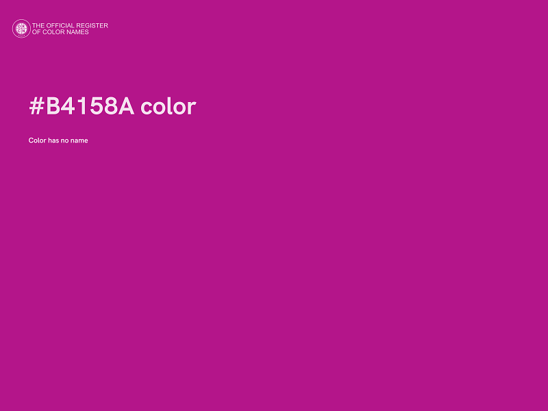 #B4158A color image