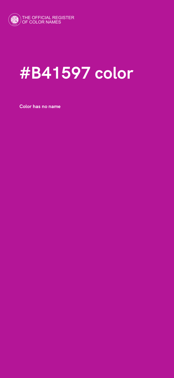 #B41597 color image