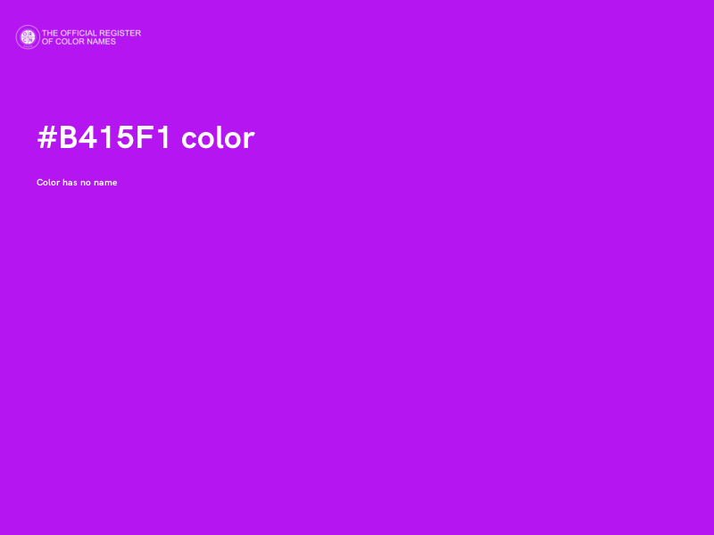 #B415F1 color image
