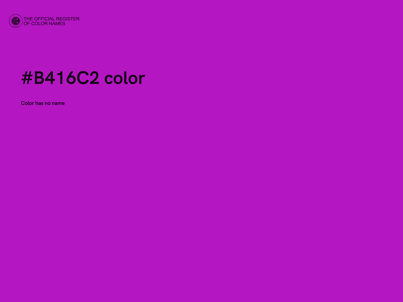 #B416C2 color image