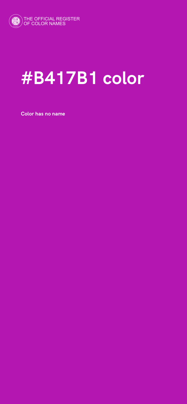 #B417B1 color image