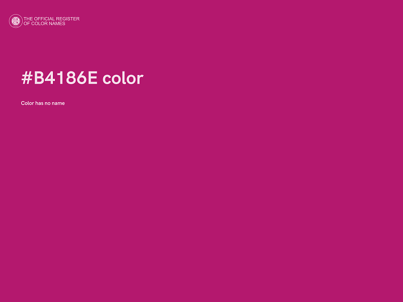 #B4186E color image