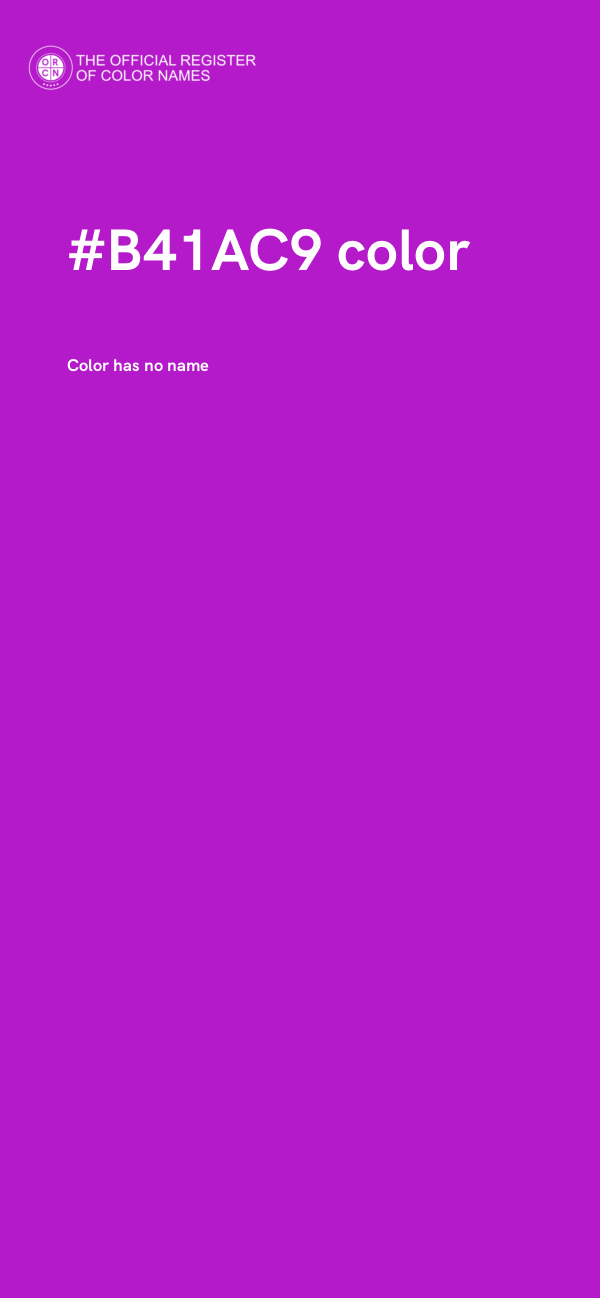 #B41AC9 color image