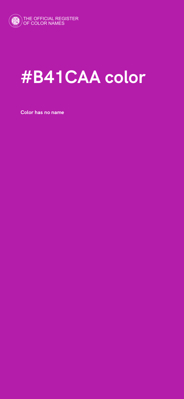 #B41CAA color image