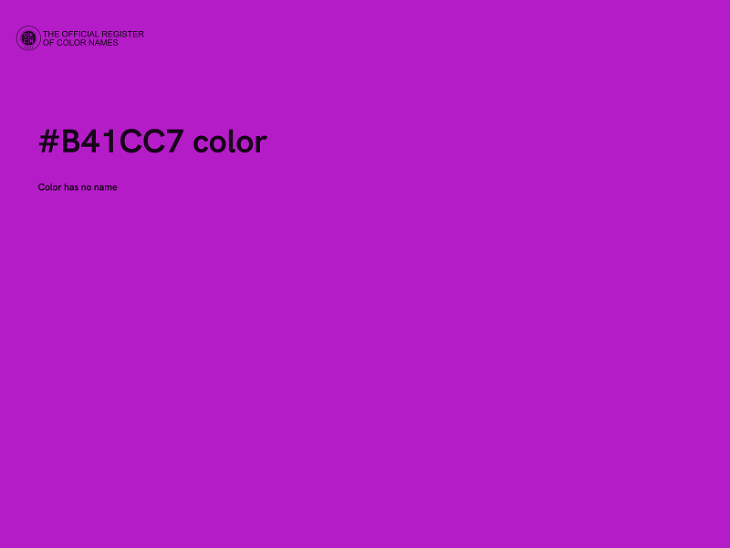 #B41CC7 color image