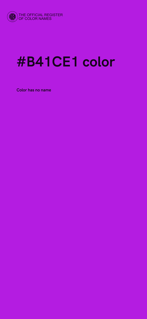 #B41CE1 color image