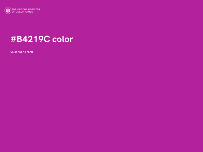 #B4219C color image