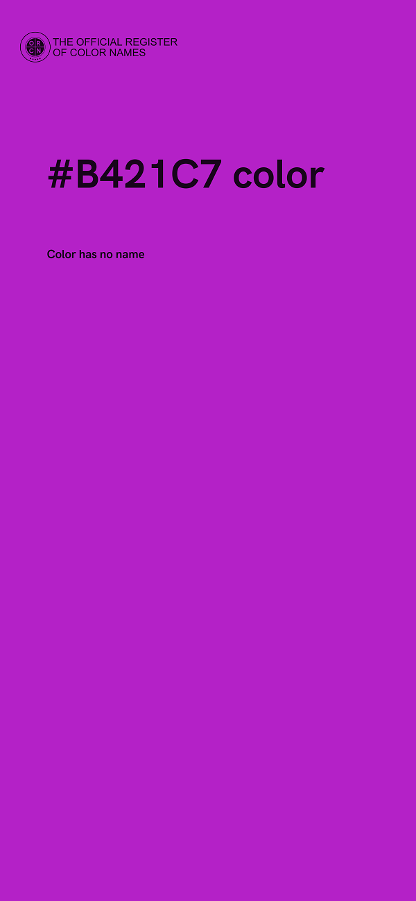 #B421C7 color image