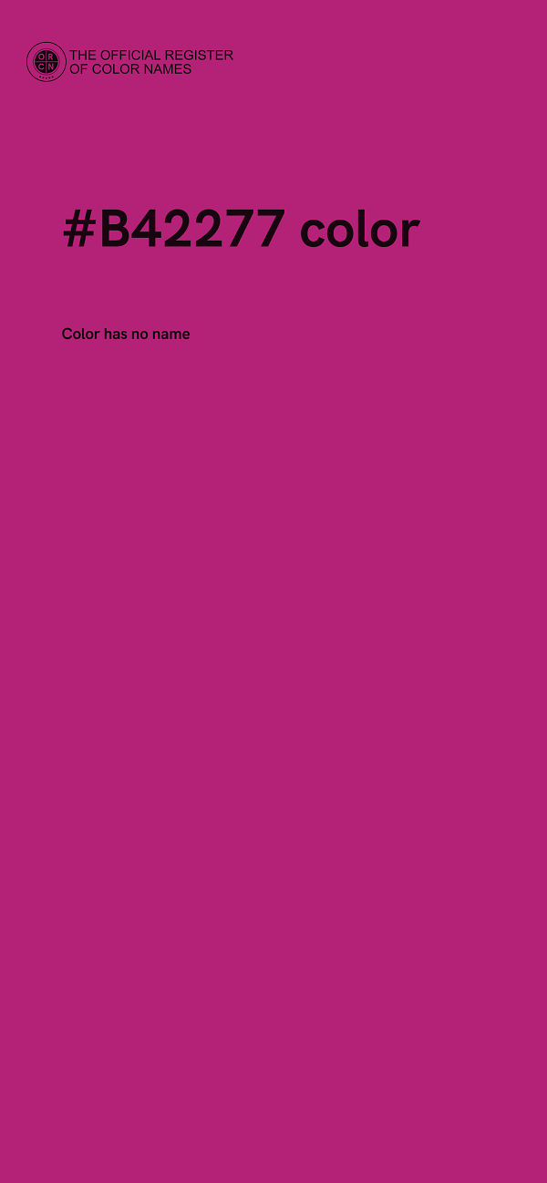 #B42277 color image