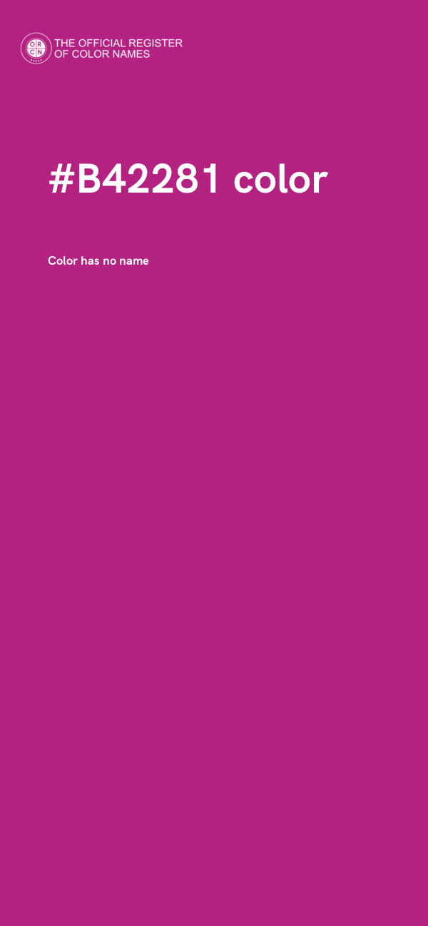 #B42281 color image