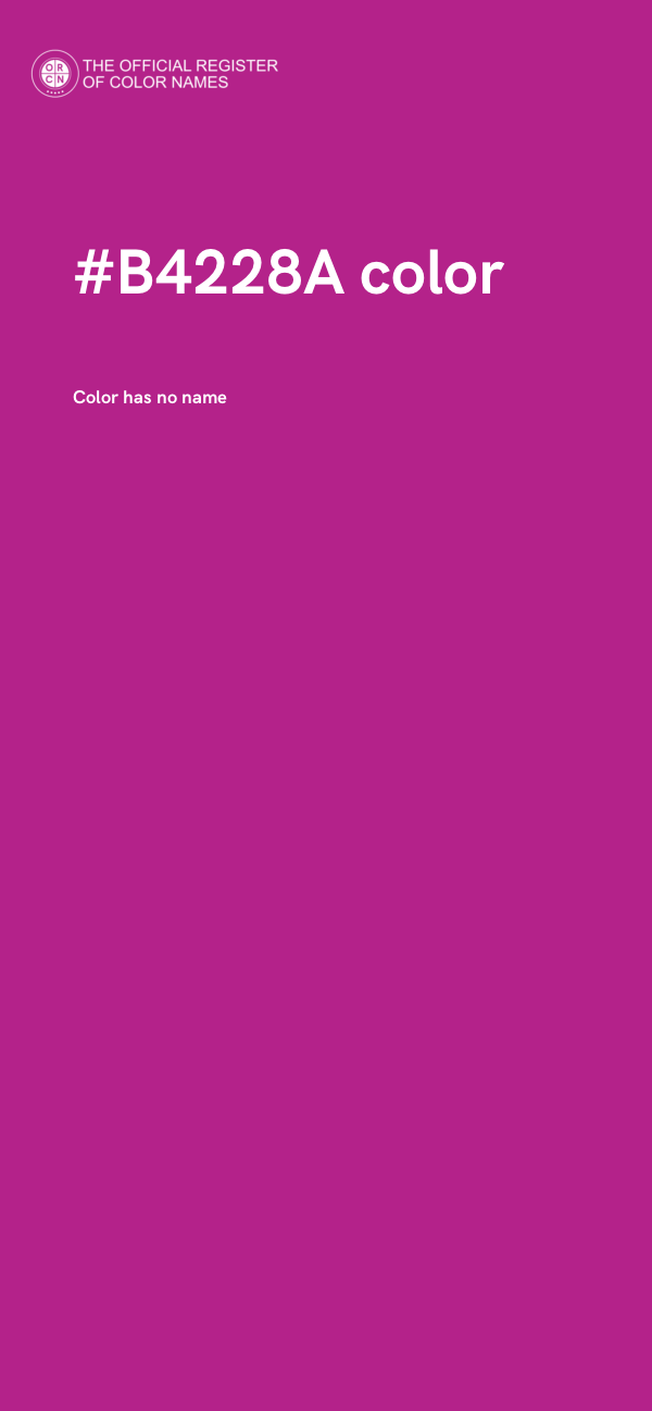 #B4228A color image