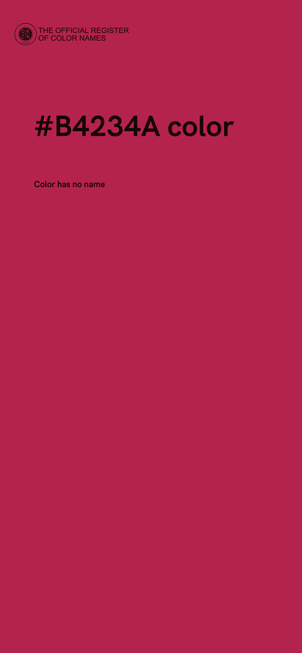 #B4234A color image