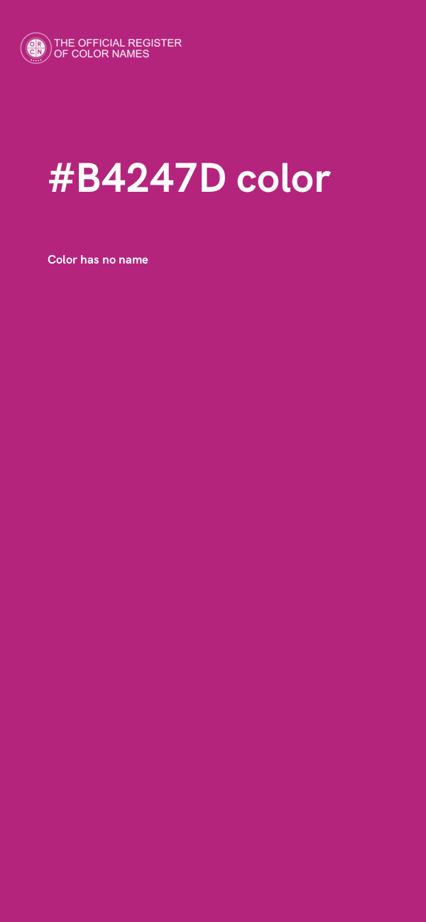 #B4247D color image