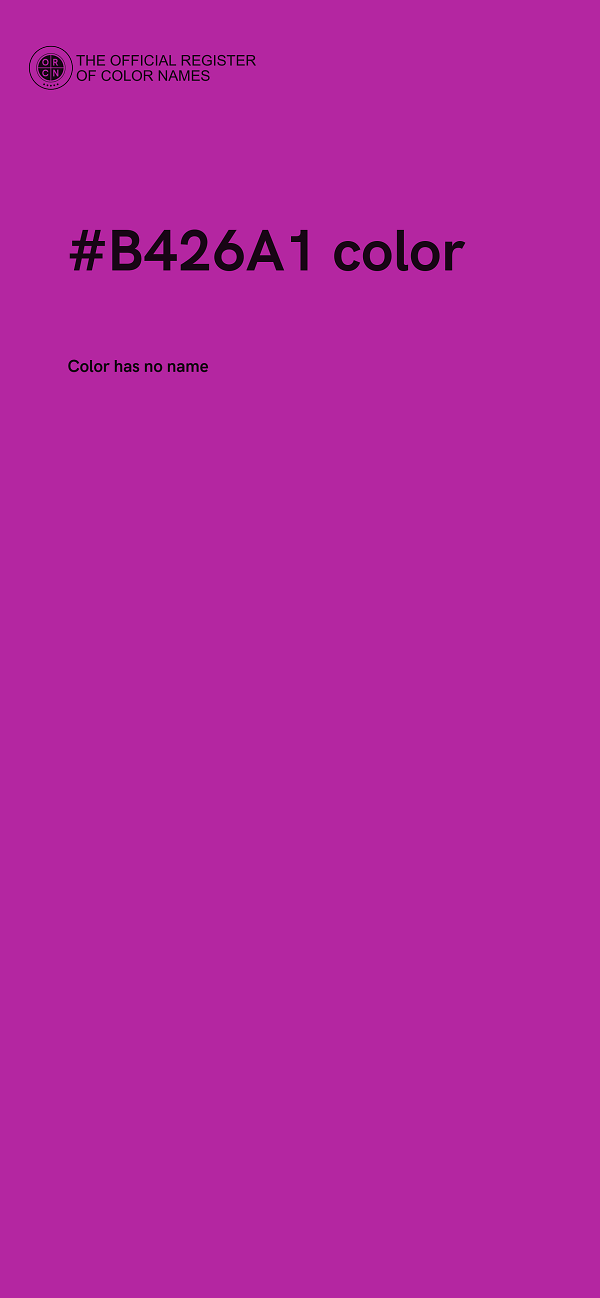 #B426A1 color image
