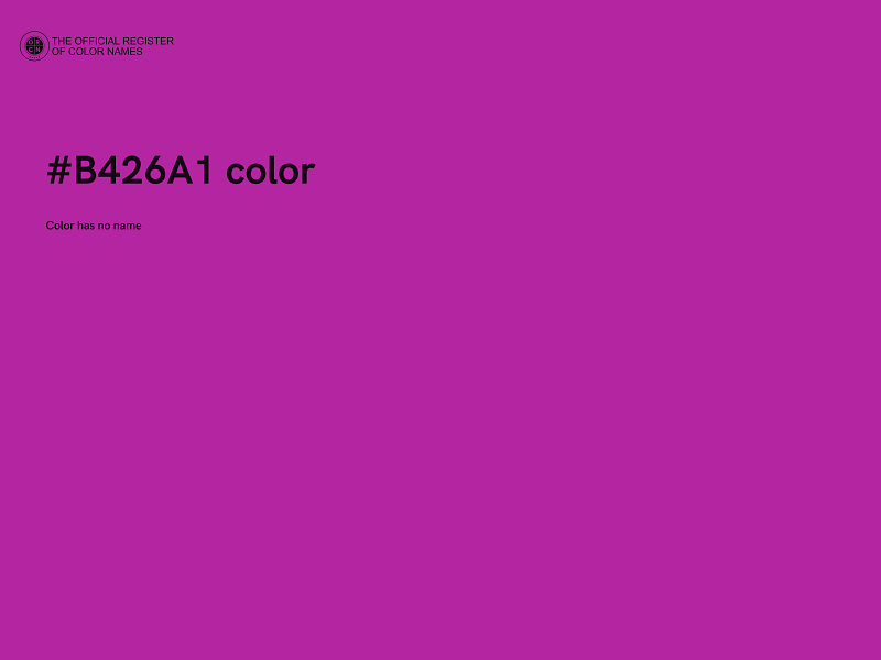 #B426A1 color image