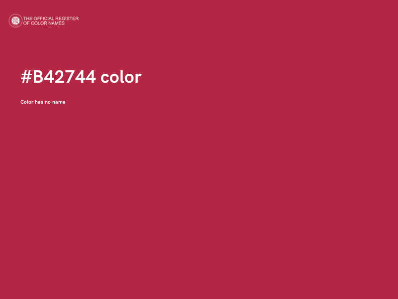 #B42744 color image