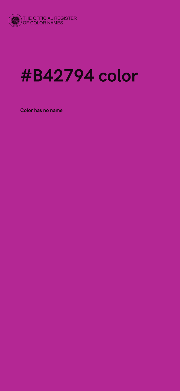 #B42794 color image