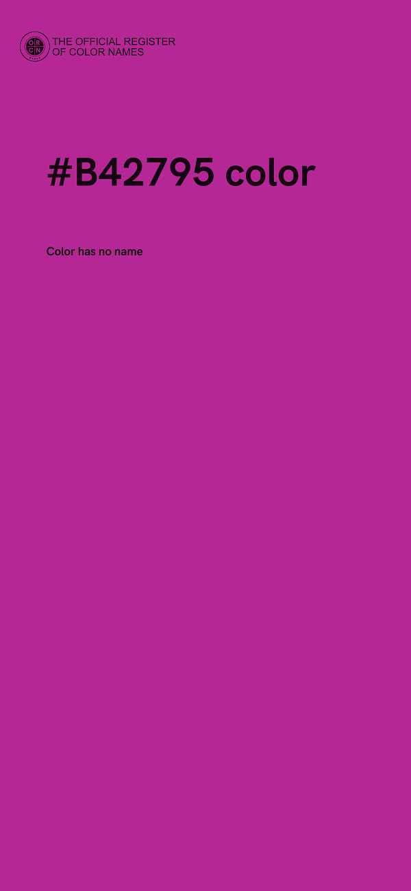 #B42795 color image