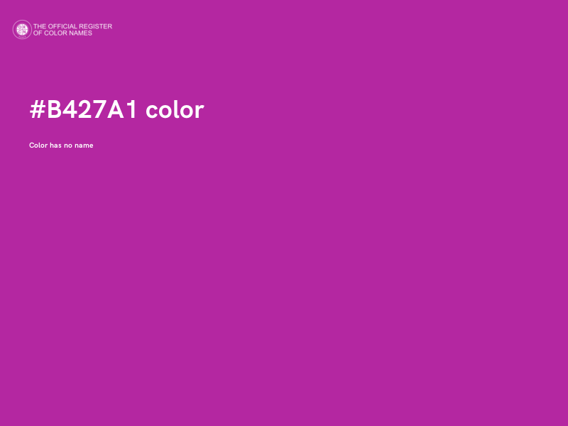 #B427A1 color image