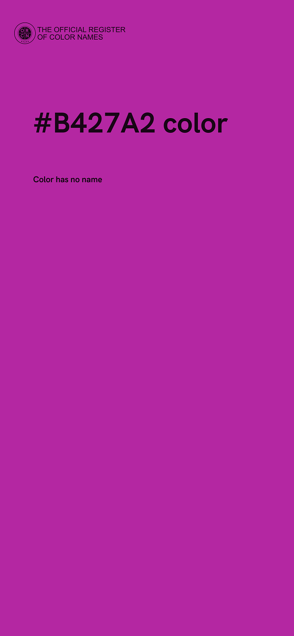 #B427A2 color image