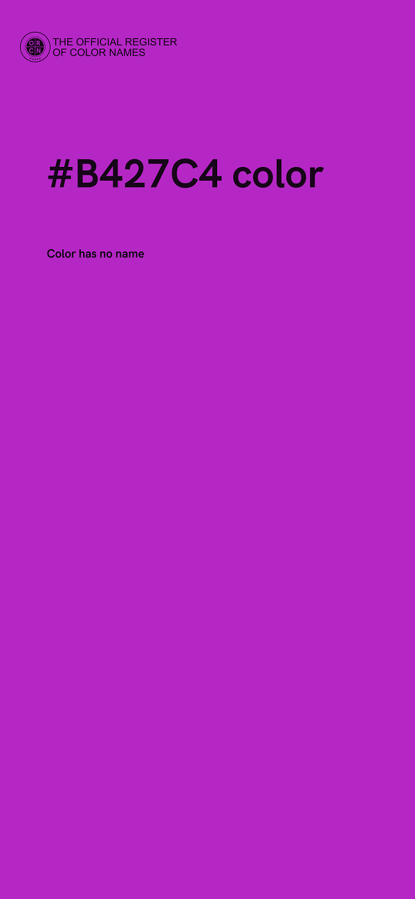 #B427C4 color image